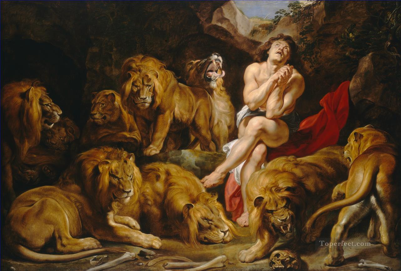 Sir Peter Paul Rubens Daniel dans la fosse aux lions Peintures à l'huile